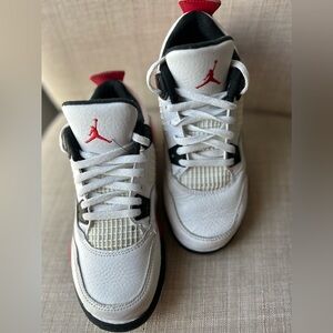 NIKE Air Jordan 4 Retro Youth Sneakers -BQ7669-161